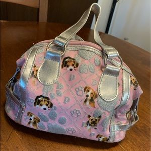 Girls dog purse